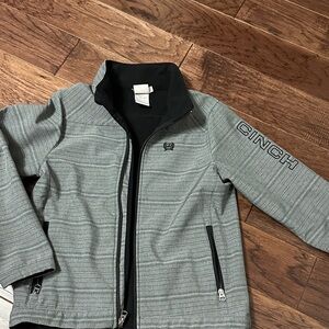 Cinch Kids Striped Gray Jacket L (12)
